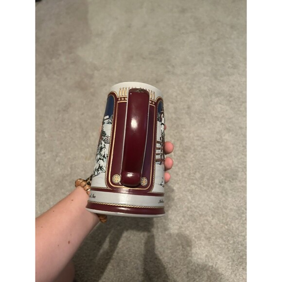 1989 Budweiser Clydesdales Holiday Special Edition Beer Stein Mug - Picture 6 of 6